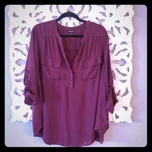 Torrid purple blouse